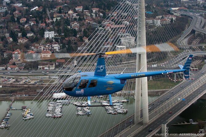 Helicopter Flying over Belgrade - Helicopter type and private group limits (what to expect)