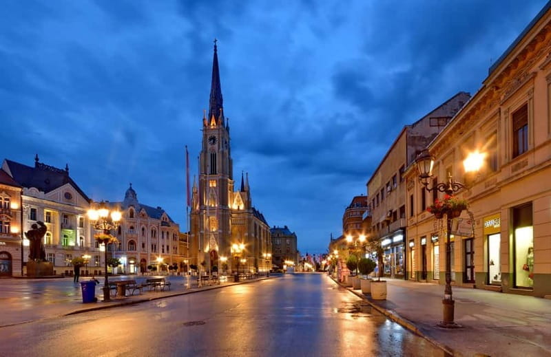 Novi Sad: Walking Tour city center and Petrovaradin Fortress - Trg Slobode and the Cathedral Start: First Impressions Matter