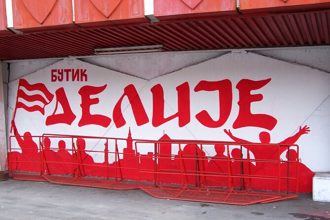 Private Red Star-Partizan Stadium Tour in Belgrade - Stop 4: Dorcol murals and the Partizan-only street vibe